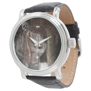 Relógio Tela fantasma muscular de SlipperyJoe iluminada ma