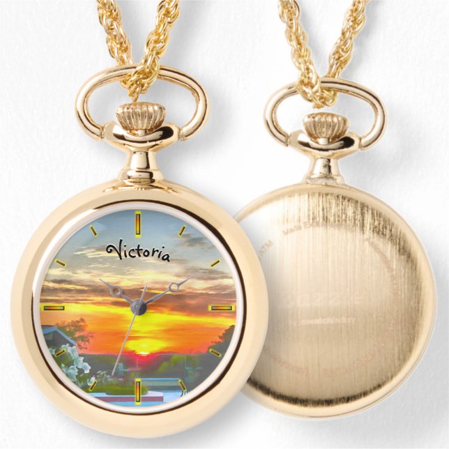 Relógio Telhado Sunset 2295 Necklace Watch (Criador carregado)