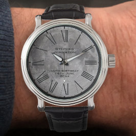 Relógio Tema astronômico Lua cheia para personalizar