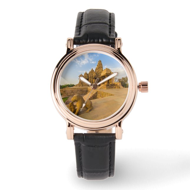 Relógio Templos Hindus em Khajuraho (Frente)