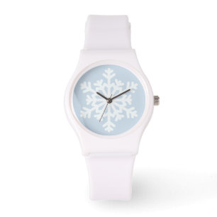 Relógio Tempo de inverno! Floco de neve