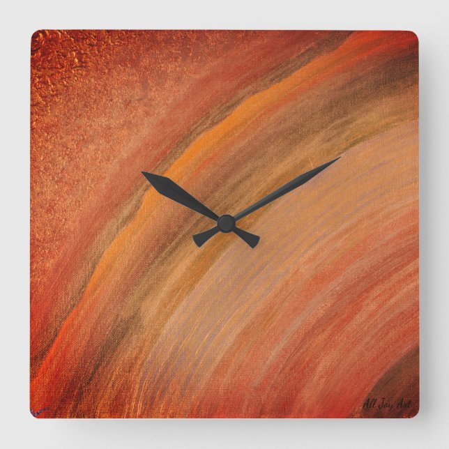 Relógio "Tempo de Precioso" por Toda Arte de Alegr (Frente)