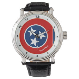Relógio Tennessee Flag & Tennessee fashion USA /design