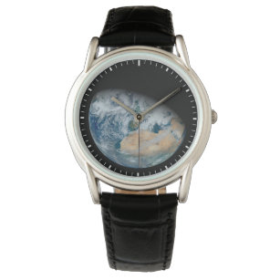 Relógio Terra Mostrando O Norte De África E O Sudoeste Da 