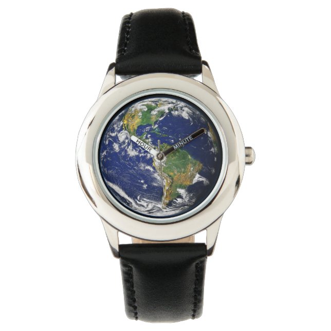 Relógio Terra Nosso Mundo Vê (Frente)