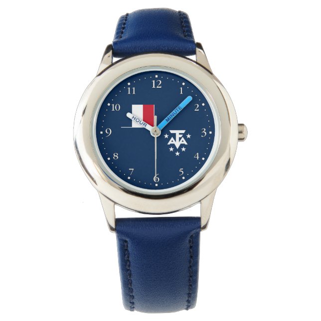 Relógio Terras Austrais e Antárticas Francesas (Frente)