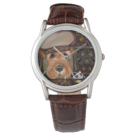 RELÓGIO TERRIER AIREDALE