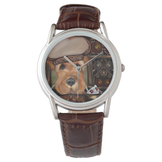 RELÓGIO TERRIER AIREDALE (Frente)