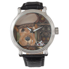 RELÓGIO TERRIER AIREDALE