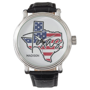 Relógio Texas de nome personalizado