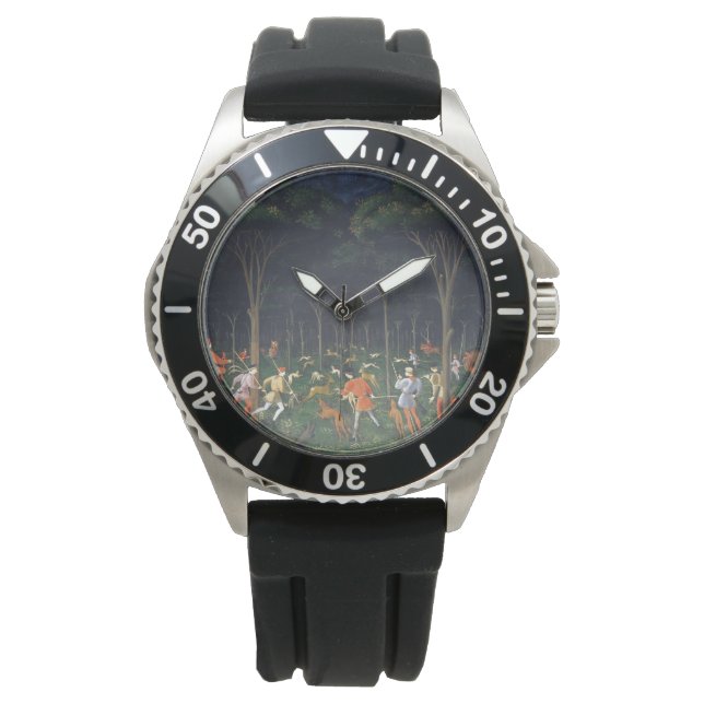 Relógio The Hunt in the Forest (por Paolo Uccello) (Frente)