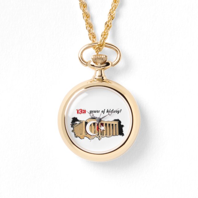 Relógio This gift is for Türkiye's 100th birthday history  (Frente)