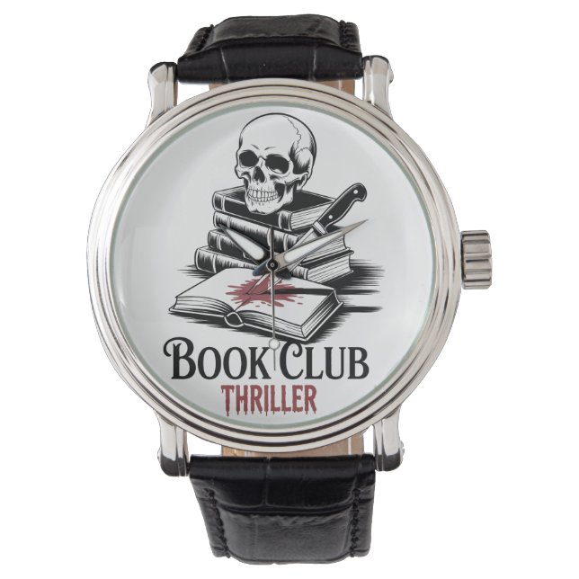 Relógio Thriller de Clube do Livro (Frente)
