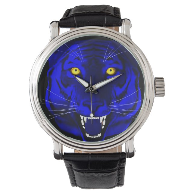 Relógio Tigre Azul (Frente)