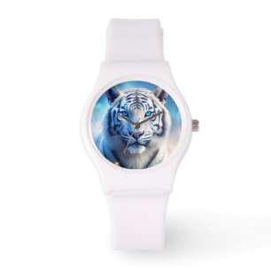 Relógio Tigre Branco