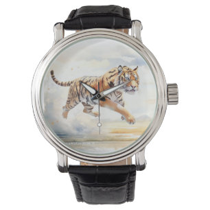 Relógio Tigre em Ação