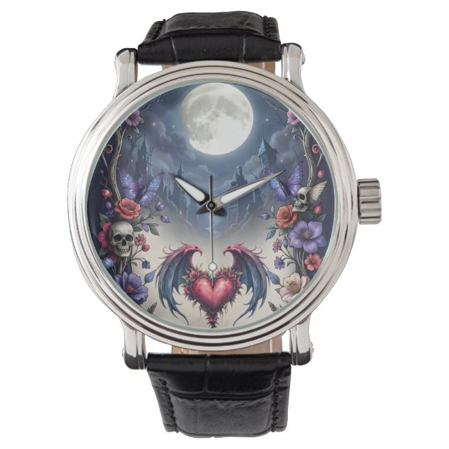 Relógio Till Death & Moonlight Bind Us.  (Frente)