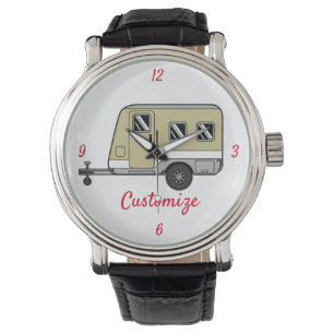 Relógio Tiny Tan Caravan Camper Thunder_Cove