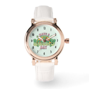 Relógio Típica retrô do dia de sorte