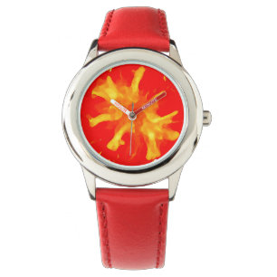Relógio Tomate de pop-art vermelho