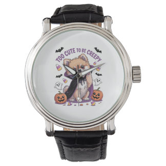 Relógio Too Cute to be Creepy Halloween Tee PNG