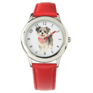 Relógio Tosa de Cães Coleção Elegante Dourada Personalizad