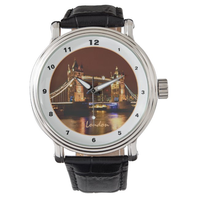 Relógio Tower Bridge, London at Night, England (Reino Unid (Frente)