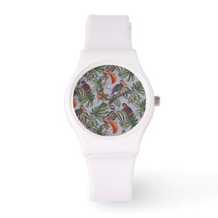Relógio Travesseiro decorativo de vibrações tropicais