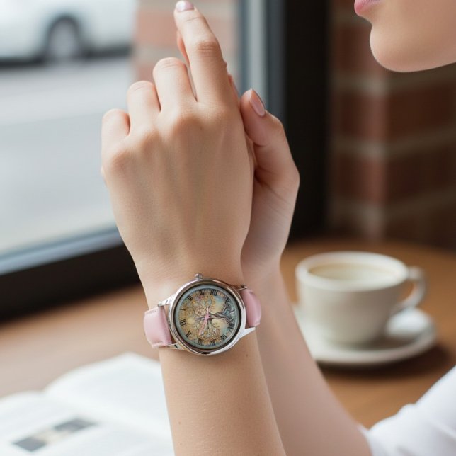 Relógio Tree of Life Spiritual Roman Numeral Watch (Criador carregado)