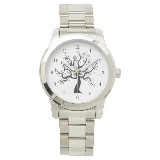 Relógio Tree of Life Watch Modern Gift (Frente)
