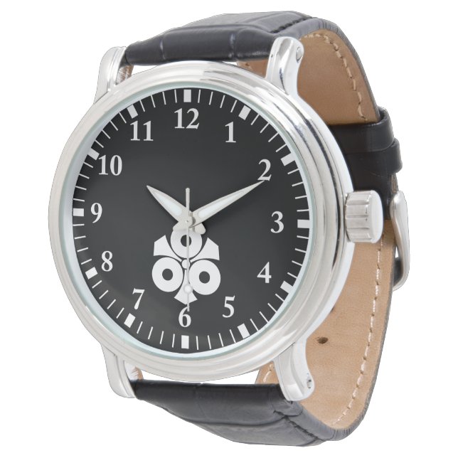 Relógio Três olhos cobra com espadas (Angular)