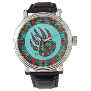 Relógio Tribal Bear Paw Kokopelli Watch