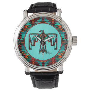 Relógio Tribal Thunderbird Kokopelli Watch