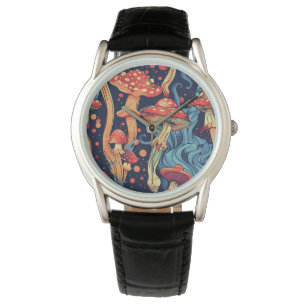 Relógio Trippy Retro Mushroom Watch