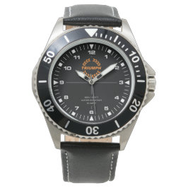 Relógio Triumph Laurel Wreath - Orange - Divers Watch.