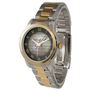 Relógio Trombone ~ Fundo "O Planeta Musical" * ~