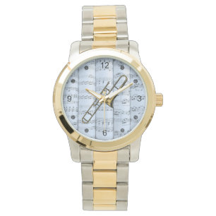 Relógio Trombone~Música em Folha Rolada~Fundo de Tonalidad