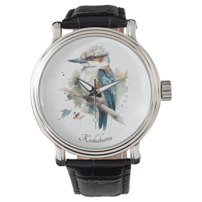 Relógio True Blue Kookaburra, personalizado (Frente)