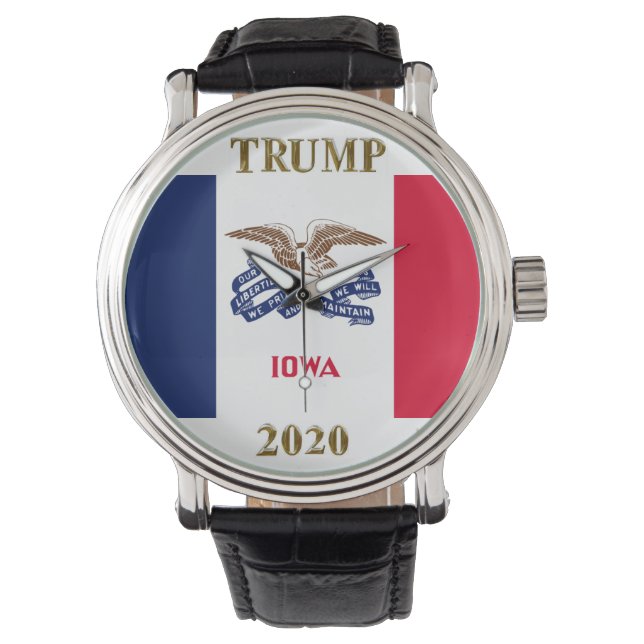 RELÓGIO TRUMP 2020 IOWA WATCH (Frente)