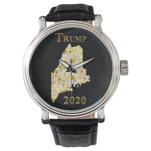 RELÓGIO TRUMP 2020 MAINE WATCH (Frente)