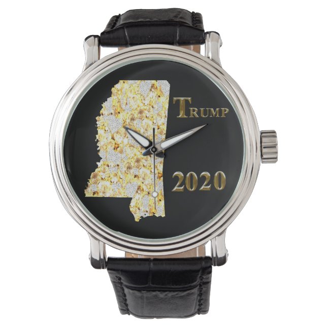 RELÓGIO TRUMP 2020 MISSISSIPPI WATCH (Frente)
