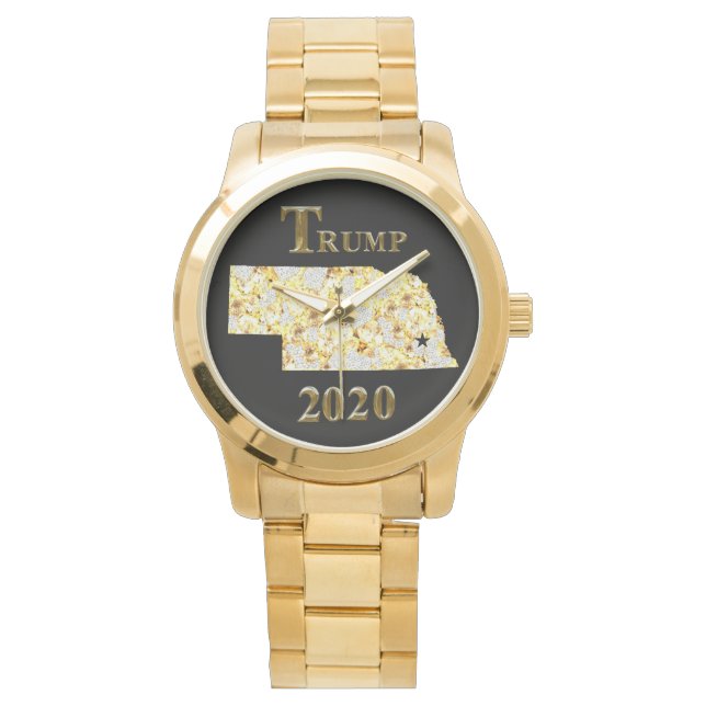 RELÓGIO TRUMP 2020 NEBRASKA WATCH (Frente)
