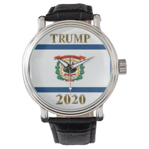 RELÓGIO TRUMP 2020 WEST VIRGINIA WATCH