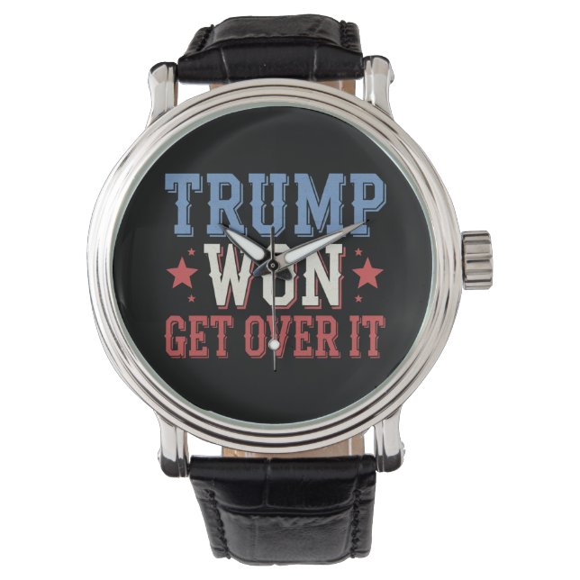 Relógio Trump Ganhou Supere Isso 2024 (Frente)
