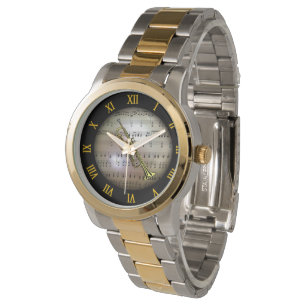 Relógio Trumpet ~ Fundo "O Planeta Musical" * ~