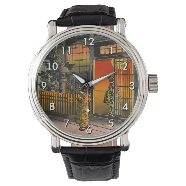 Relógio Tsuchiya Koitsu - Side Street Araki em Yotsuya (Frente)
