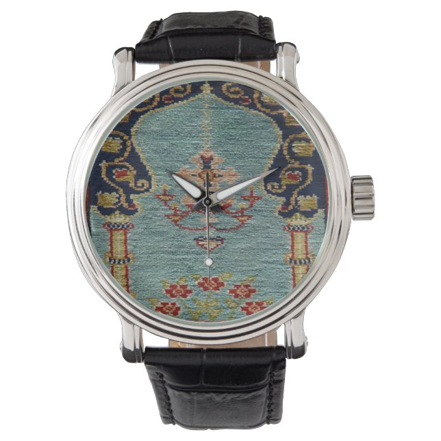 Relógio Turkish Kilim Carpet Rug Antique (Frente)