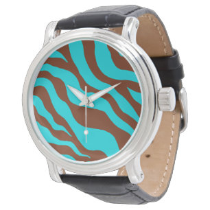 Relógio Turquoise Zebra Watch