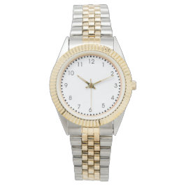 Relógio Two-Tone Silver & Gold Dress Watch