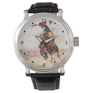 Relógio Um Hoss Ruim Charles Russell Bons Art